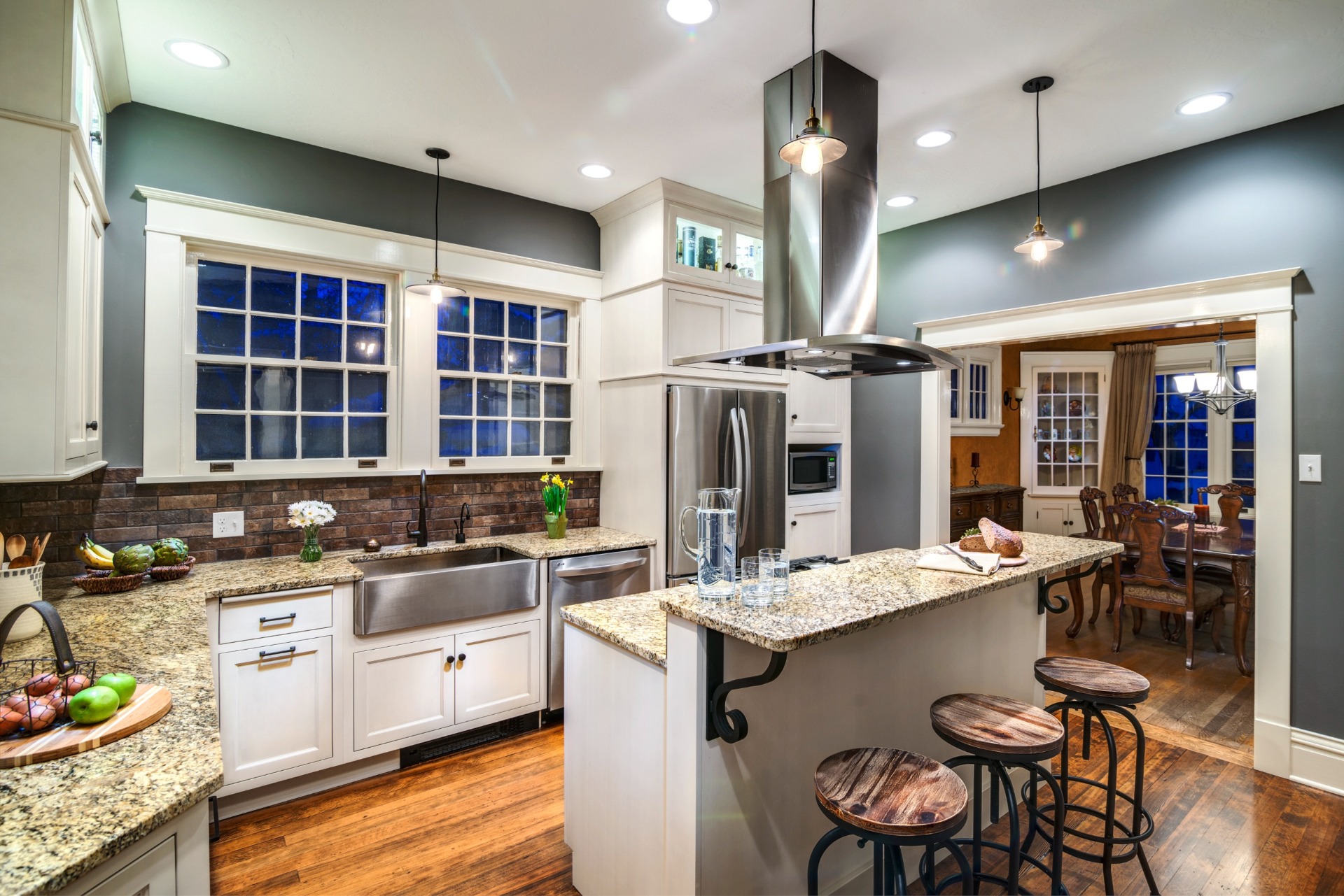 A kitchen remodeled by Livingston Home Outfitters